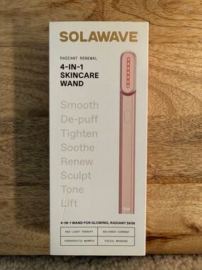 Solawave 4-in-1 Skincare Wand — Pink Radiant Renewal